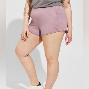 Torrid Disney Pixar Cozy Fleece Raw Hem Pull-On Short